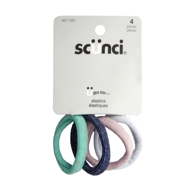 Scunci - U Got This Various Style Elastics | 4 pieces