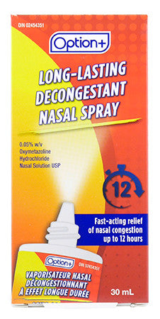 Option+ Long Lasting Decongestant Nasal Mist | 30 ml