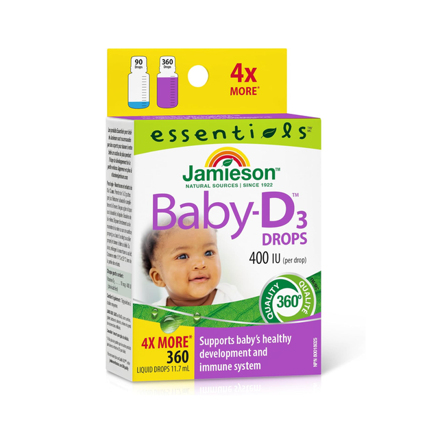 Jamieson - Baby-D Vitamin D 400 IU Drops | 11.7 mL