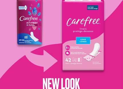 Carefree - Odor Control Long Daily Liners | 42 Liners