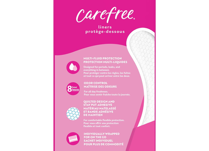 Carefree - Acti-Fresh Odor Control Extra Long Daily Liners