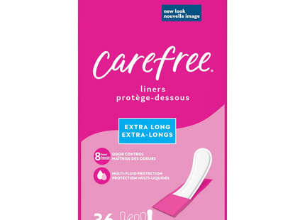 Carefree - Acti-Fresh Odor Control Extra Long Daily Liners