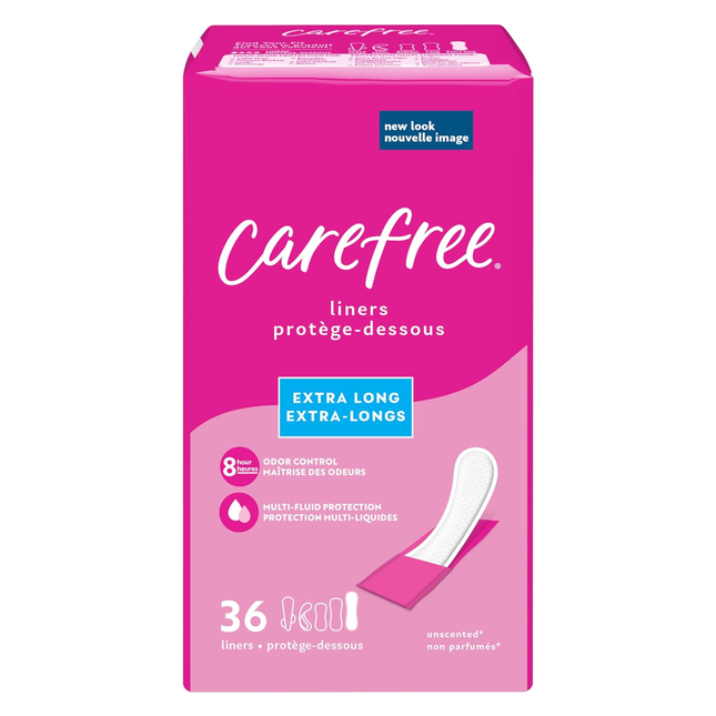 Carefree - Acti-Fresh Odor Control Extra Long Daily Liners