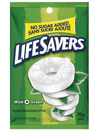 LifeSavers Wint-O-Green Added Candies No Sugar | 70 g