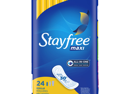 Stayfree - Maxi Pads - Regular | 24 Pads