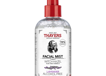 Thayers - Hamamélis sans alcool - Tonique doux naturel pour le visage | 237 ml