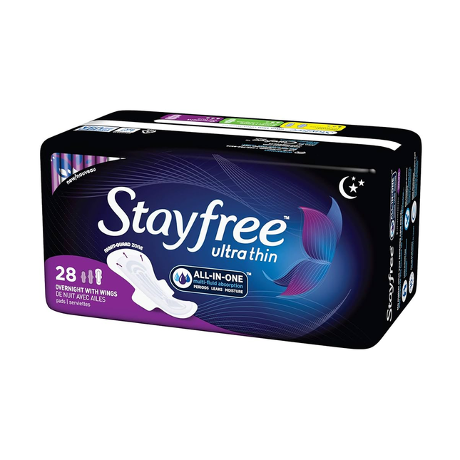 Stayfree - Ultra Thin Overnight Pads | 28 Pads