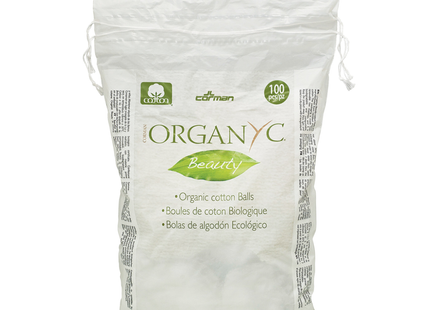 Organyc Beauty Cotton Balls | 100 Pieces