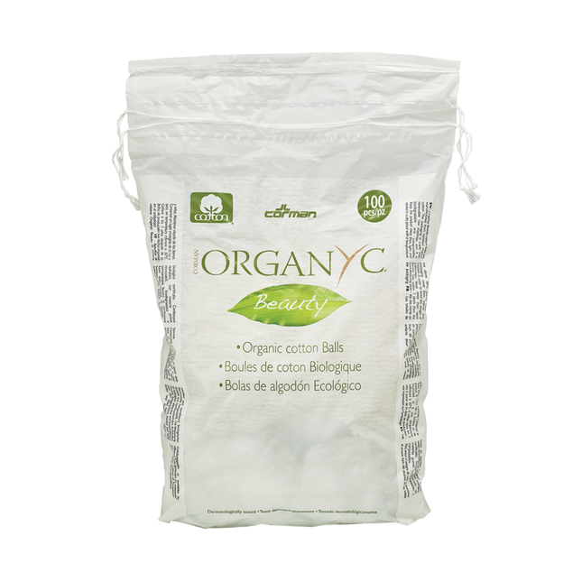 Organyc Beauty Cotton Balls | 100 Pieces