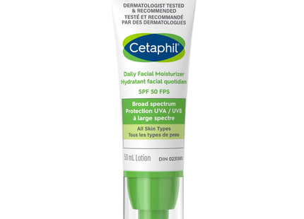 Cetaphil - Sensitive Skin Daily Facial Moisturizer - SPF 50 | 50 mL