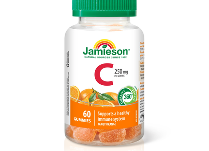 Jamieson - Vitamine C 250 mg Orange | 60 Gélifiés