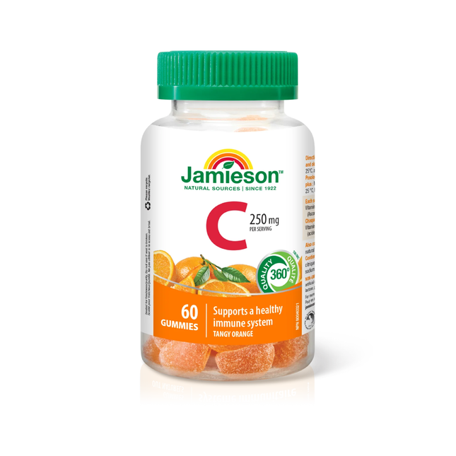 Jamieson - Vitamine C 250 mg Orange | 60 Gélifiés