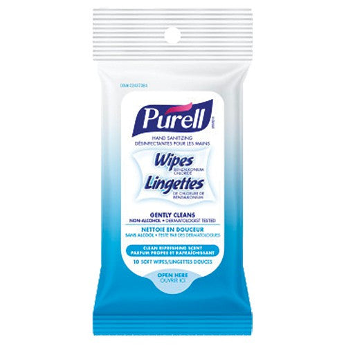 Purell - Hand Sanitizing Wipes - Clean & Refreshing Scent | 10 Wipes