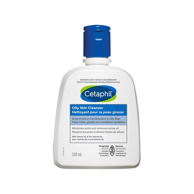 Cetaphil - Nettoyant pour peaux grasses - pour peaux grasses et à tendance acnéique | 250 ml