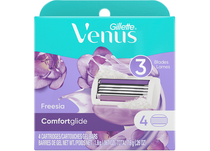Gillette - Recharge Venus Comfort Glide Freesia | 4 cartouches