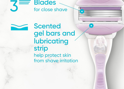 Gillette - Recharge Venus Comfort Glide Freesia | 4 cartouches
