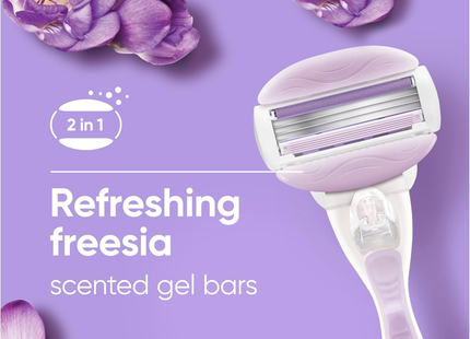 Gillette - Recharge Venus Comfort Glide Freesia | 4 cartouches