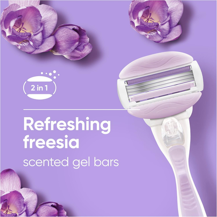 Gillette - Recharge Venus Comfort Glide Freesia | 4 cartouches