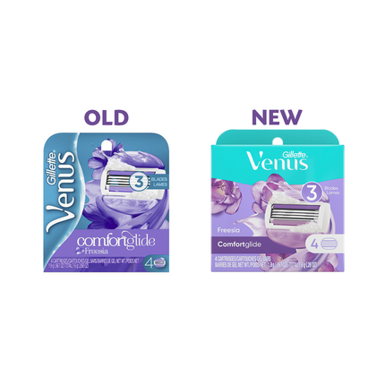 Gillette - Recharge Venus Comfort Glide Freesia | 4 cartouches