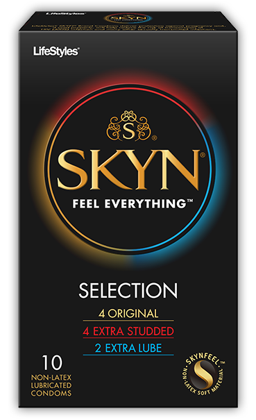 SKYN Selection Variété Pack de préservatifs lubrifiés sans latex naturel | 10 comptes