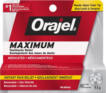 Orajel - Maximum Strength Toothache Pain Relief Gel | 9.5 g