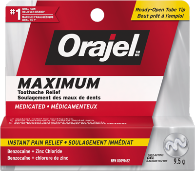Orajel - Gel anti-douleur pour les maux de dents à force maximale | 9,5g