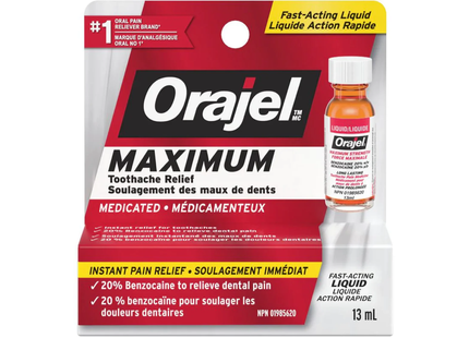 Orajel - Maximum Strength Fast-Acting Liquid | 13 mL