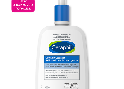Cetaphil - Oily Skin Cleanser - Acne or Oily Skin | 500 ml