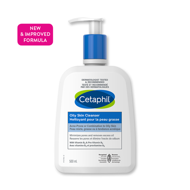 Cetaphil - Oily Skin Cleanser Acne or Oily Skin | 500 mL