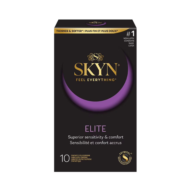 SKYN - Elite Non-Latex Lubricated Condoms | 10 Condoms