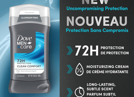 Dove Men - Clean Comfort 72H Protection Deodorant | 85 g