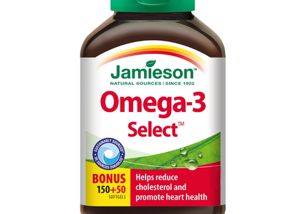 Jamieson - Omega-3 Select Mini 300mg | 200 Small Softgels