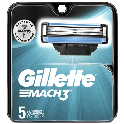 Gillette - Recharge Mach 3 | 5 cartouches