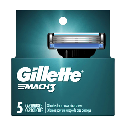 Gillette - Recharge Mach 3 | 5 cartouches