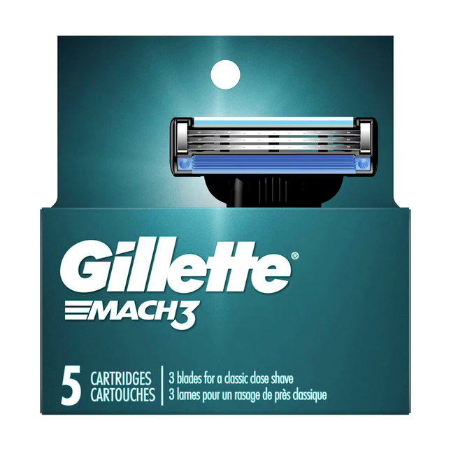 Gillette - Recharge Mach 3 | 5 cartouches