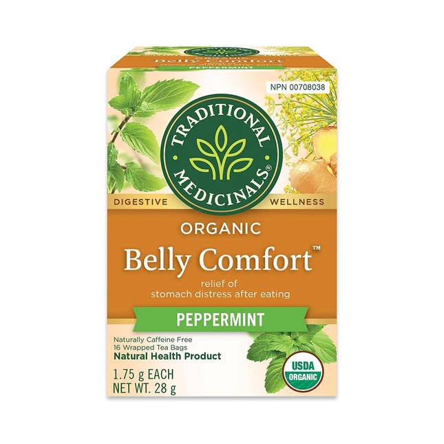 Médicaments traditionnels - Menthe poivrée pour le confort du ventre | 16 sachets