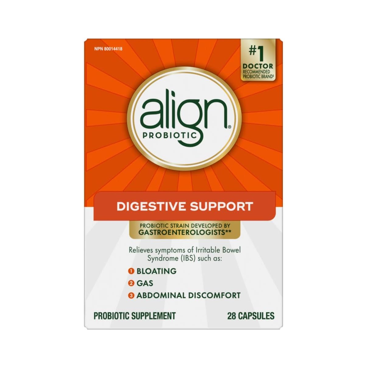 Align - Probiotic Supplement | 28 Capsules – White Cross E-Store