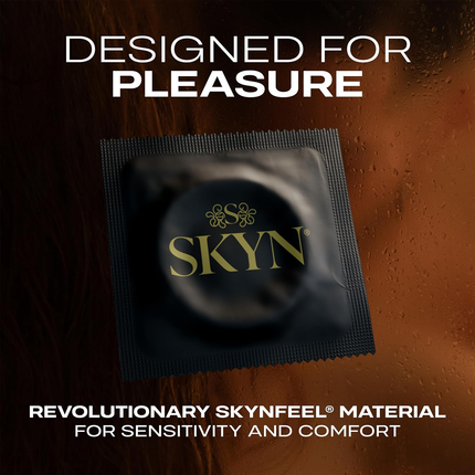 SKYN - Préservatifs lubrifiés Elite grande taille sans latex | 12 préservatifs