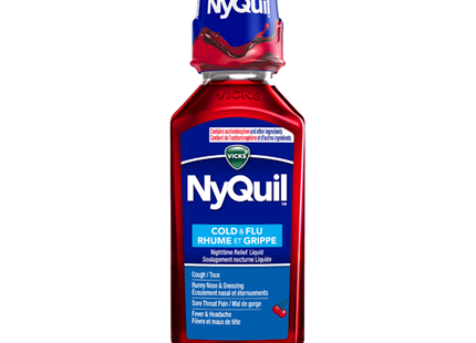 Vicks - NyQuil Cold & Flu Nighttime Relief | 236 mL