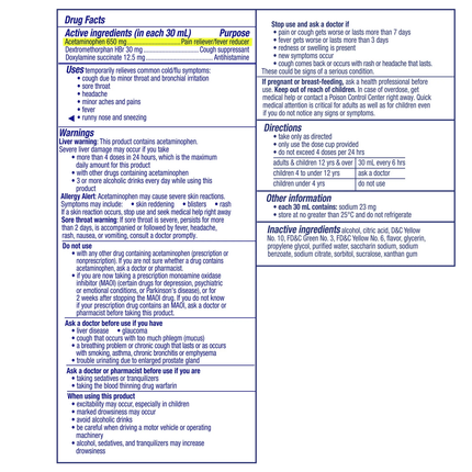 Vicks - NyQuil Cold & Flu Nighttime Relief Syrup, Original Flavour | 236 mL