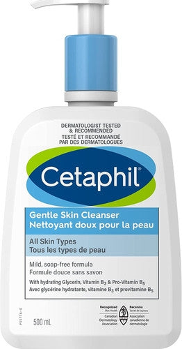 Cetaphil - Gentle Skin Cleanser - for All Skin Types - Face & Body | 500 mL