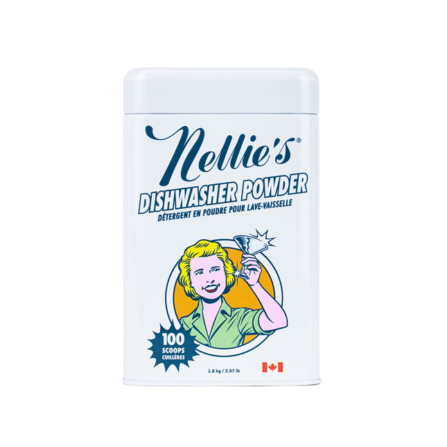 Nellie's - Dish Powder Tin | 100 Load Cork