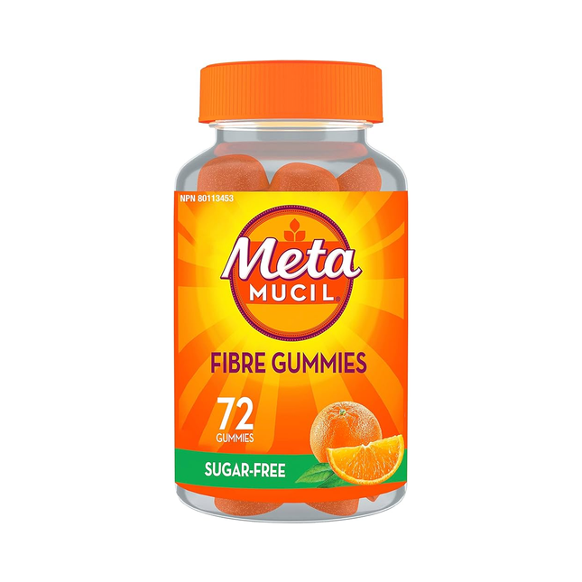 Metamucil - Bonbons gélifiés aux fibres, orange | 72 bonbons gélifiés