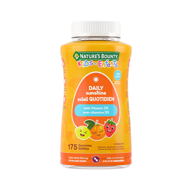 Nature's Bounty - Kids Daily Sunshine Vitamin D | 175 Gummies