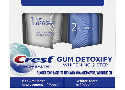 Crest - Pro-Health Gum Detoxify Treatment + Whitening 2-Step | Step 1 (85ml) & Step 2 (63ml)