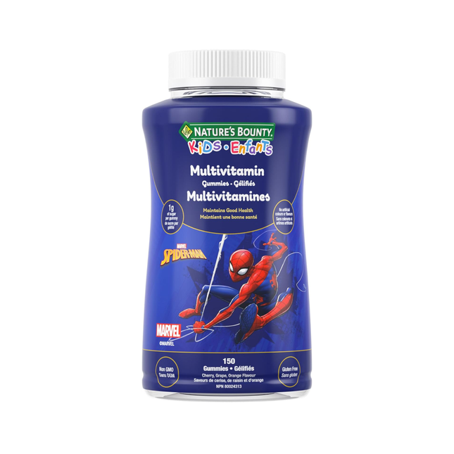Nature's Bounty - Multivitamines pour enfants Spider-Man | 150 Gélifiés