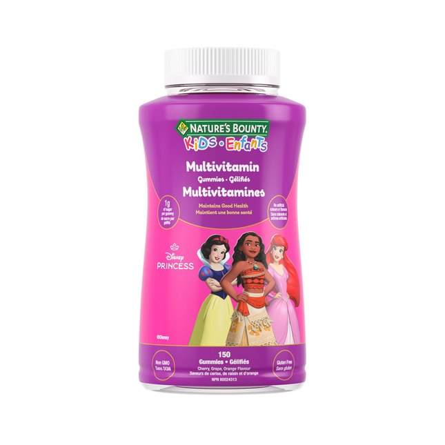 Nature's Bounty - Multivitamines Enfants Princesse | 150 Gélifiés