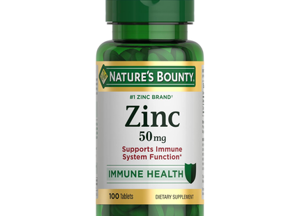 Nature's Bounty - Zinc 50 mg | 100 Comprimés