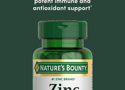 Nature's Bounty - Zinc 50 mg | 100 Comprimés