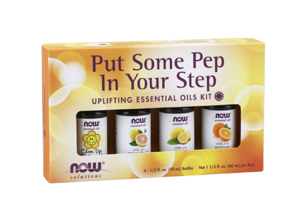NOW - Pep In Your Step Essential Oil, Kit